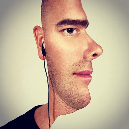 profile or face-forward?