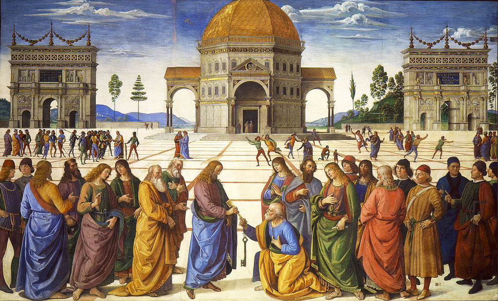 Pietro Perugino, Christ Handing the Keys to St. Peter